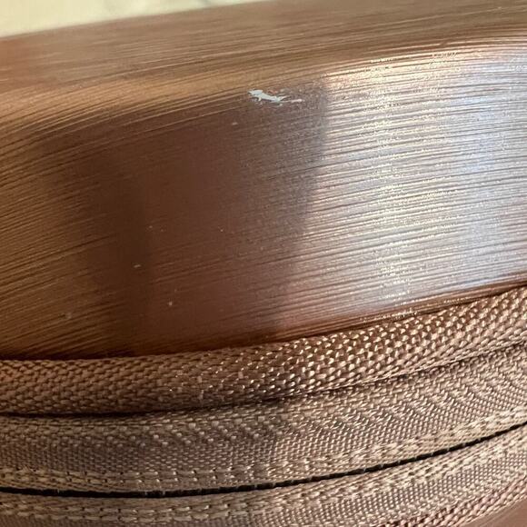 Calpak Baye Mini Hatbox Hard Shell Cosmetic Toiletry Case Metallic Rose Gold 7” - Picture 6 of 8